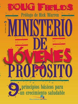 cover image of Ministerio de jóvenes con propósito